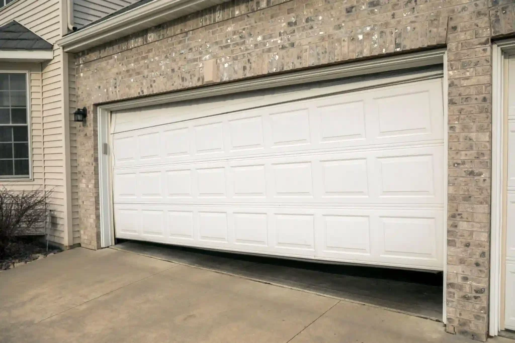 broken garage doors create security risks in Upper Marlboro MD